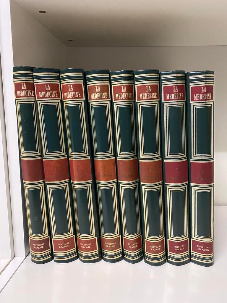 Encyclopédie Alpha de la Médecine - 8 volumes, Série complète, Médecine, Enlèvement, Utilisé