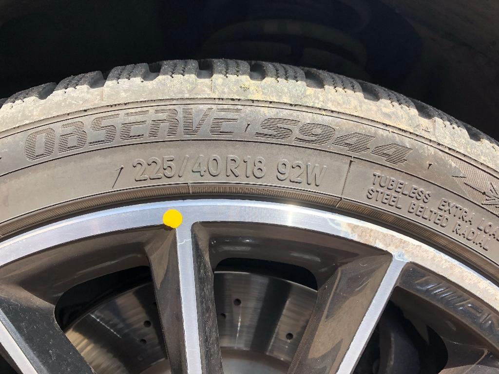 Set van 4 Toyo winterbanden (2x 225/40 R18 en 2x 245/35 R18), Ophalen, Gebruikt, Winterbanden, Band(en)