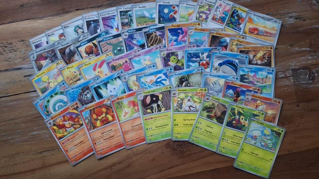 Pokémon kaarten – 50 stuks - NM | Paradox Rift - 1, Ophalen of Verzenden, Zo goed als nieuw, Meerdere kaarten