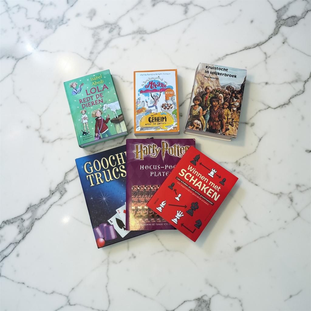 6 Boek/bundel – Kinderboeken & Speciale edities, Boeken, Kinderboeken | Jeugd | onder 10 jaar, Gelezen, Ophalen of Verzenden