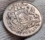 Munt / Letland / 2 Lati / 1925 / Zilver 835 / SUP, Ophalen of Verzenden, Losse munt, Zilver