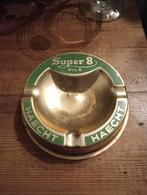 Brasserie bière ancien cendrier Super 8 haecht, Collections, Marques de bière, Enlèvement ou Envoi, Utilisé, Panneau, Plaque ou Plaquette publicitaire