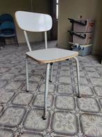 Chaises d'école vintage, Maison & Meubles, Gris, Métal, Vintage, Enlèvement