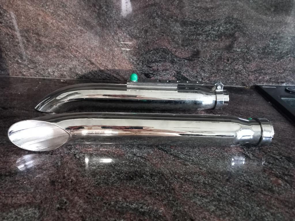 Uitlaat einddemper chroom Turn Out, Ophalen, Nieuw