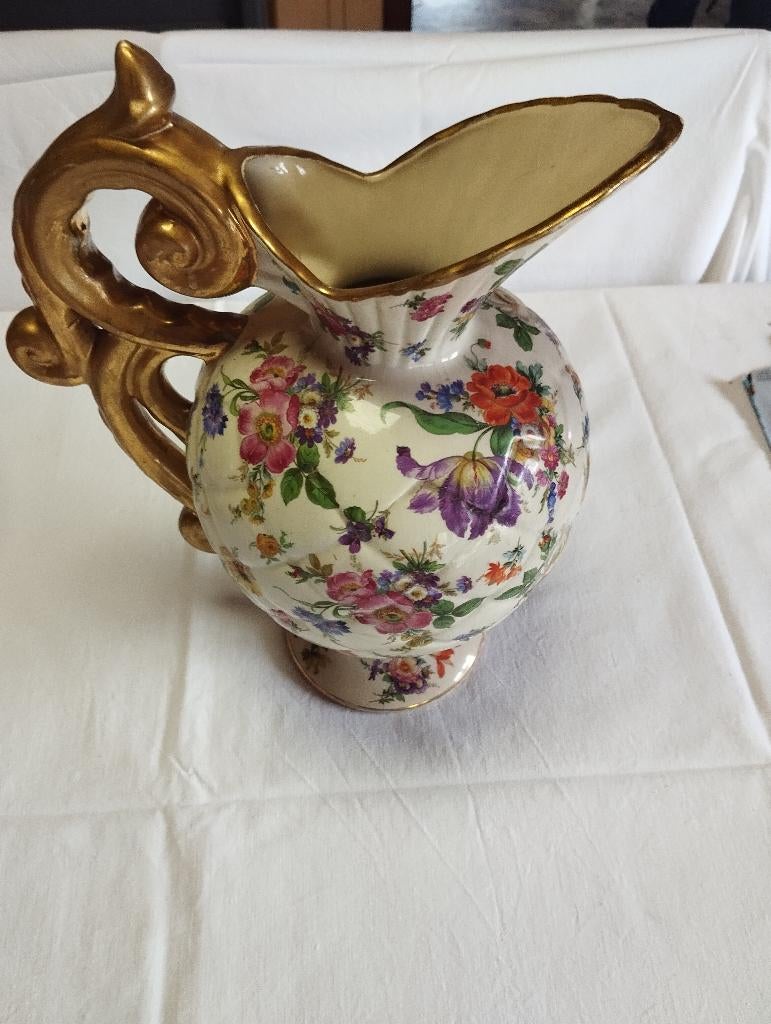 Aiguière en faïence Boch Frères. Vintage, Antiquités & Art, Enlèvement