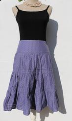 Mooie paarse katoenen rok S, Kleding | Dames, Paars, Ophalen of Verzenden, Zo goed als nieuw, Maat 36 (S)
