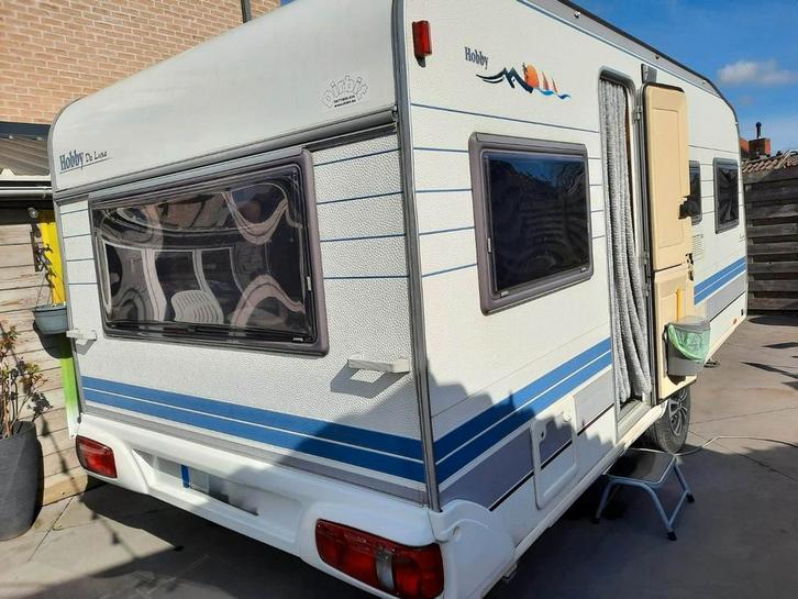 caravan hobby met stapelbed te koop, Caravans en Kamperen, Caravans, Particulier, Hobby, Ophalen