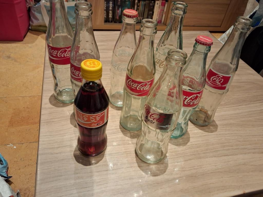 Coca cola flesjes  set 2, Ophalen of Verzenden