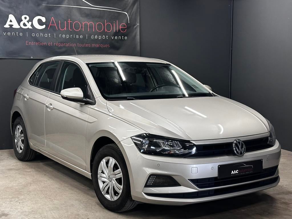 Vw Polo 1.0 essence 2018 75.000km, Autos, Argent ou Gris, Achat, Euro 6, Entreprise