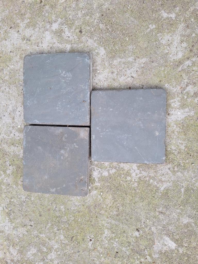 Tegeltjes 15x15 cm basalt, Jardin & Terrasse, Pavé & Dalles, Enlèvement