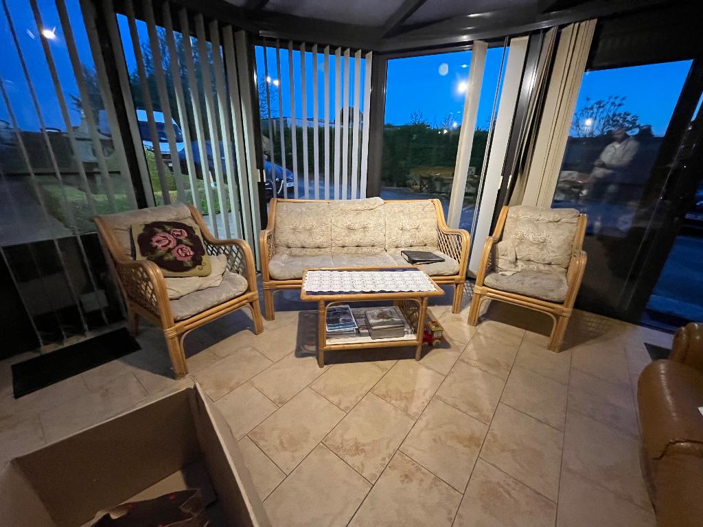 Complete bamboe zitset, Ophalen