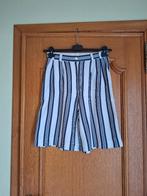 Bermuda marine/blanc Taille 34/36, Taille 36 (S), Made in Belgium, Enlèvement, Porté