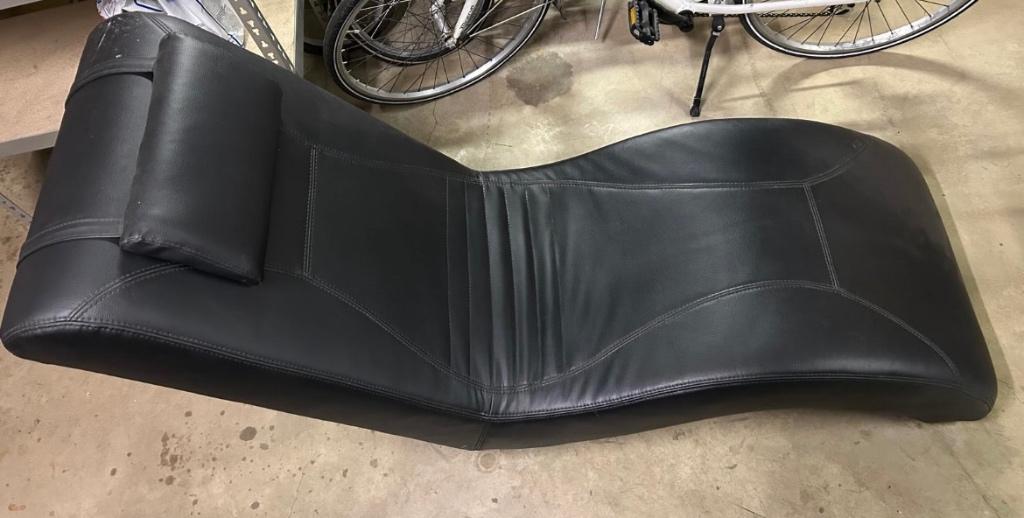 Ligzetel, Huis en Inrichting, Ophalen, Zo goed als nieuw, Eenpersoons, Leer