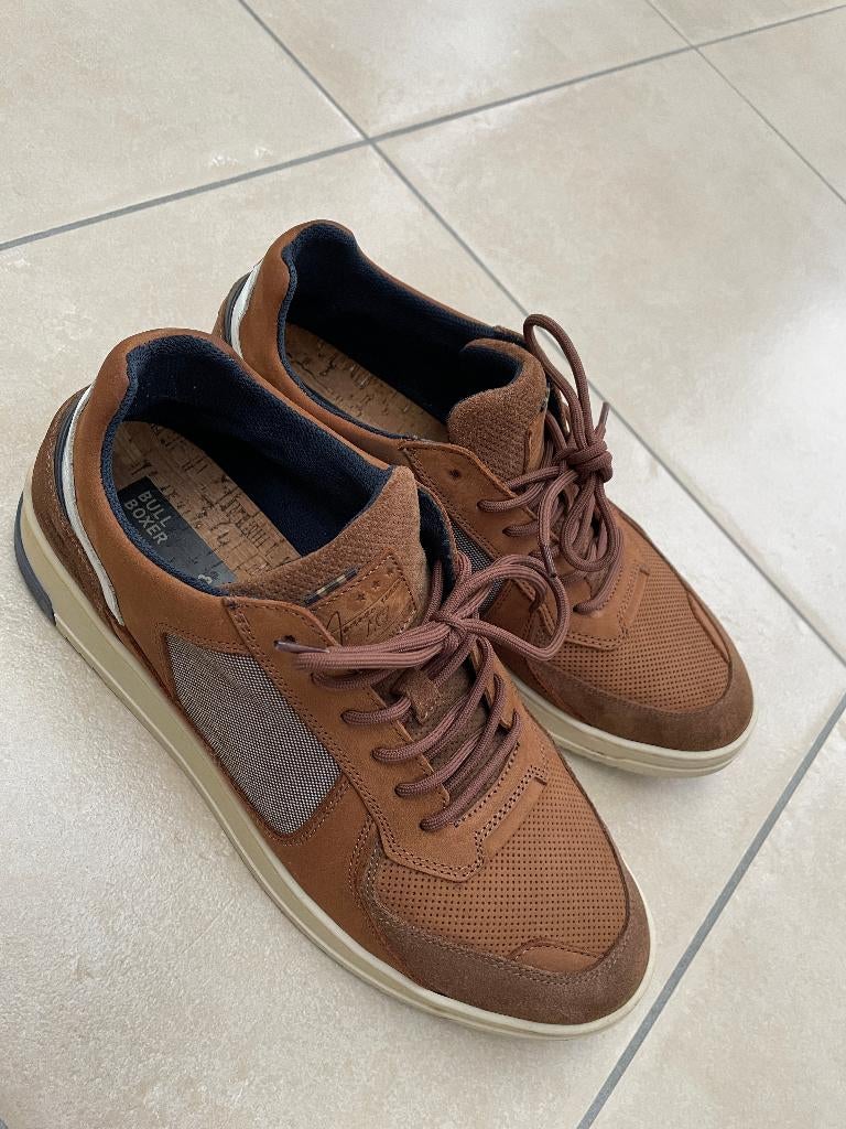 Bullboxer schoenen bruin maat 45 zo goed als nieuw, Vêtements | Hommes, Chaussures, Enlèvement, Brun