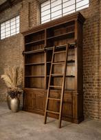 Bibliothèque/meuble de bibliothèque en chêne LIVRAISON GRATU, Avec tablette(s), 25 à 50 cm, 200 cm ou plus, Comme neuf