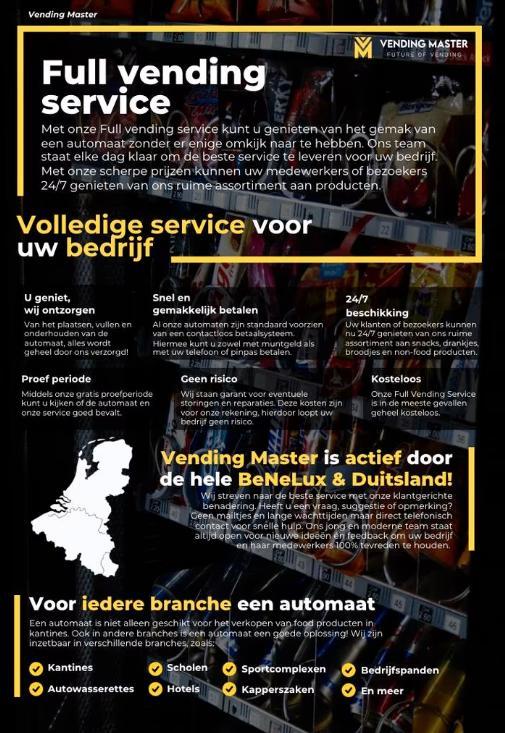 Full Service Vending | Gratis vendingmachine op locatie, Collections, Machines | Autre, Neuf, Enlèvement