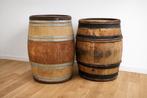 Authentieke eiken wijnvaten– decoratie of statafel 260 liter, Tuin en Terras, Ophalen, Zo goed als nieuw