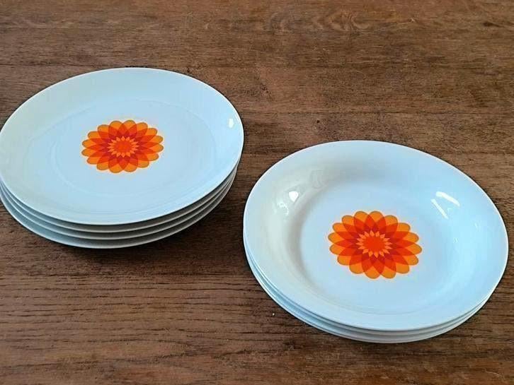 8 retro Mitterteich borden, Enlèvement ou Envoi