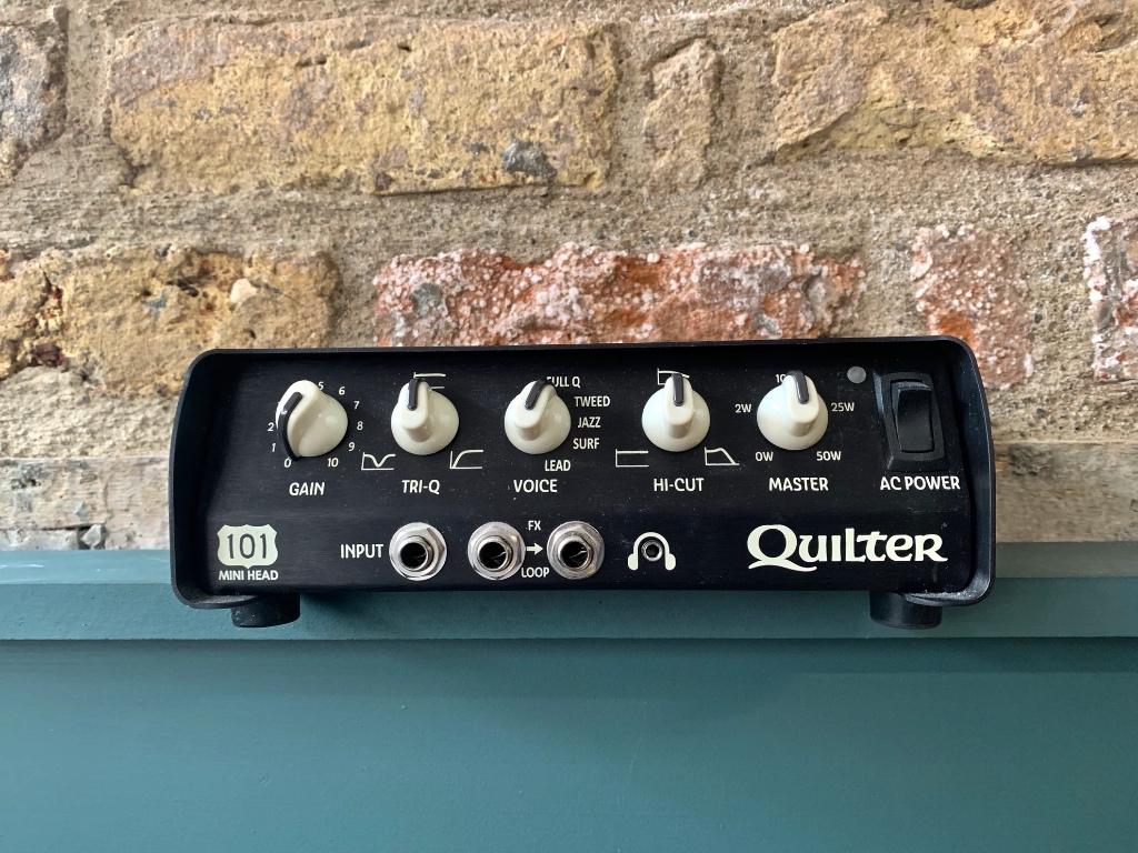 Quilter 101 mini head, Musique & Instruments, Amplis | Basse & Guitare, Enlèvement ou Envoi, Comme neuf, Guitare, 50 à 100 watts