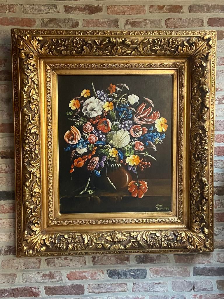 Antiek kader bladgoud, Antiek en Kunst, Ophalen