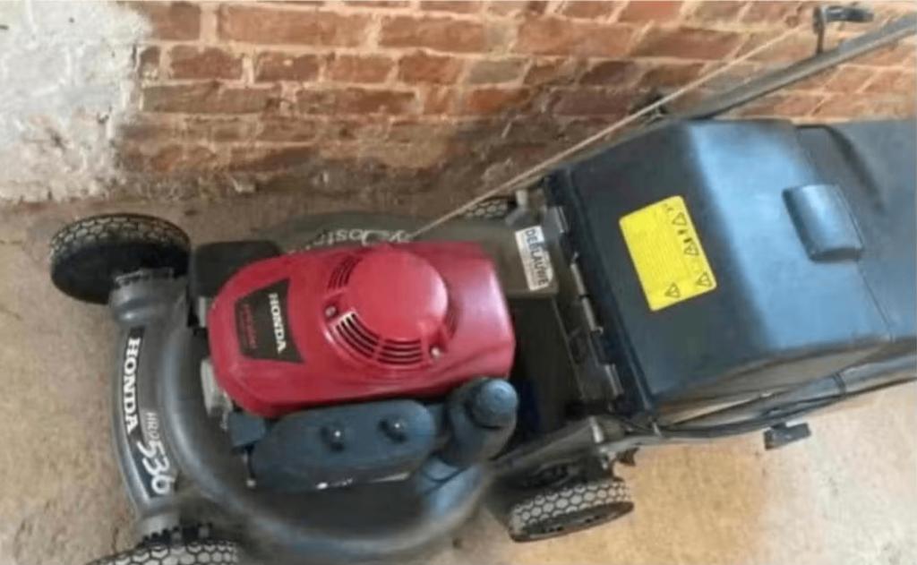 honda hrd 536 benzine grasmaaier, Enlèvement, Utilisé