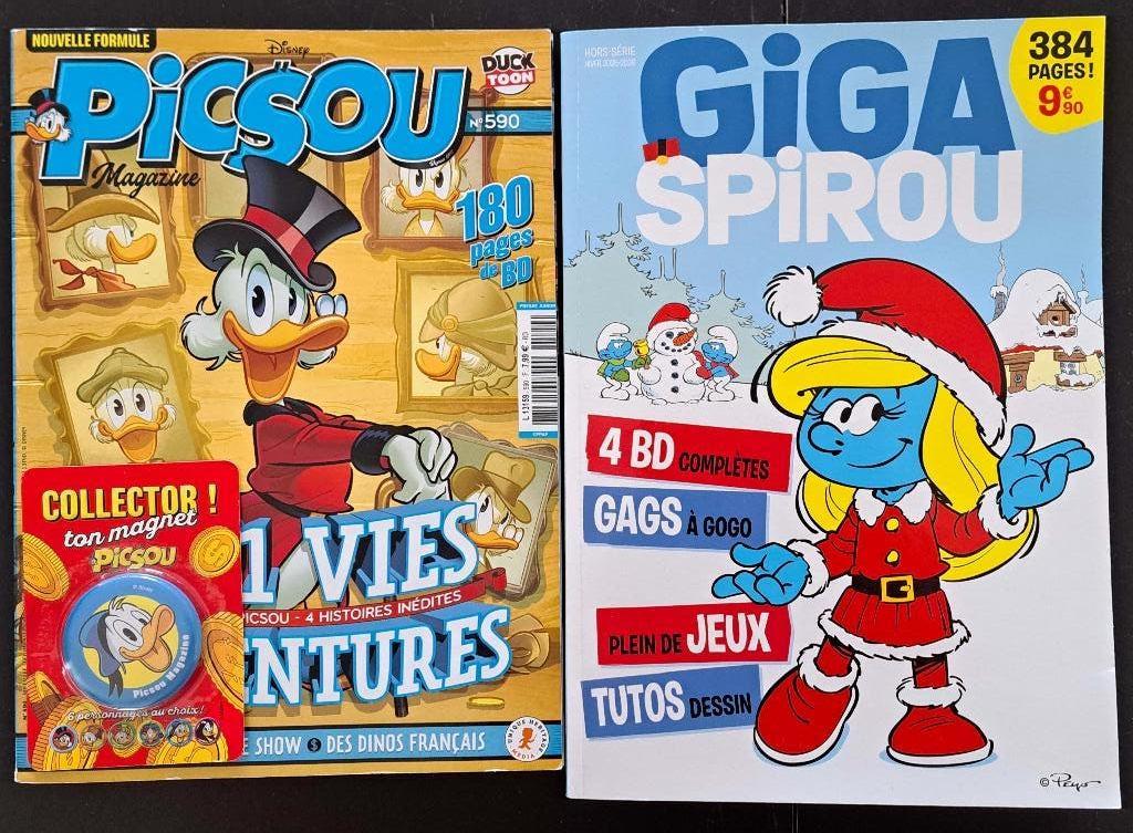 2 numéros spéciaux Picsou et Spirou, Neuf, Plusieurs BD, Enlèvement ou Envoi, Divers auteurs