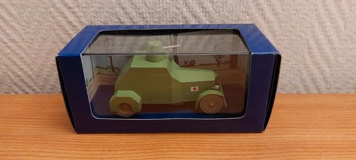 Voiture TINTIN Atlas 1/43 La voiture mitrailleuse blindée, Hobby & Loisirs créatifs, Voitures miniatures | 1:43, Comme neuf, Voiture