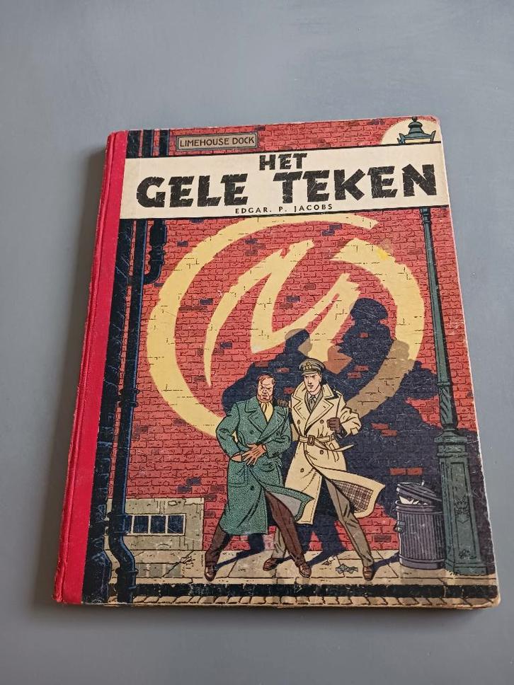 Blake en Mortimer, Gele Teken, HC 1ste druk goede staat, Boeken, Stripverhalen, Gelezen, Eén stripboek, Ophalen of Verzenden