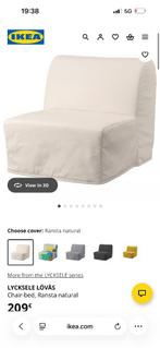 Fauteuil - chauffeuse LÖVÅS - convertible, Ransta naturel, Enlèvement, Utilisé