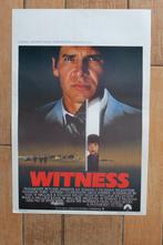 filmaffiche Harrison Ford Witness 1985 filmposter, Enlèvement ou Envoi, Rectangulaire vertical, A1 jusqu'à A3, Comme neuf