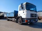 MAN 12192 met open laadbak + kraan Hiab id 35, Auto's, Vrachtwagens, MAN, Bedrijf, Te koop, Handgeschakeld