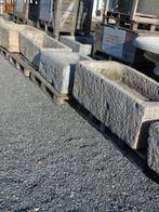 blauwe stenen trogplantenbak, goede keuze!, Ophalen, Steen, Gebruikt, Minder dan 30 cm