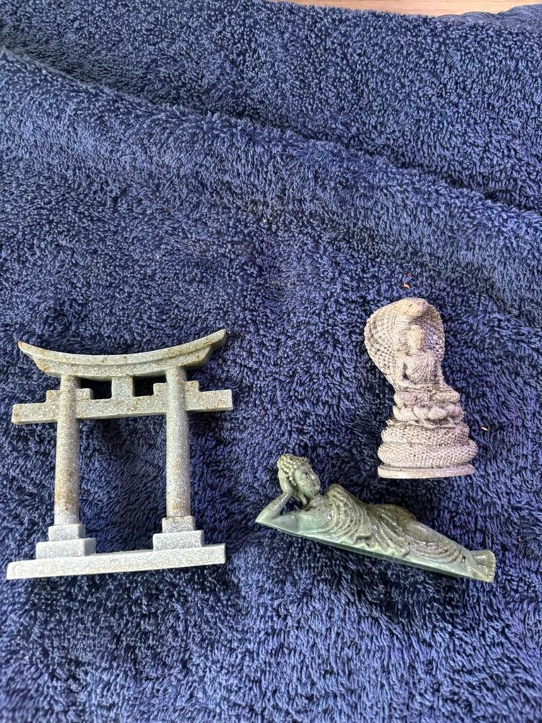 Aziatische Aquarium Set-Torii Poort & Boeddha Beelden, Ophalen of Verzenden, Decoratie, Oase