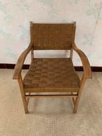 Retro vintage zetel met geweven banden in goede staat, Enlèvement, Comme neuf