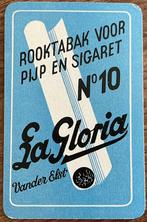 Carte à jouer VANDER ELST/TABAK LA GLORIA N10, Collections, Enlèvement ou Envoi, Comme neuf, Carte(s) à jouer