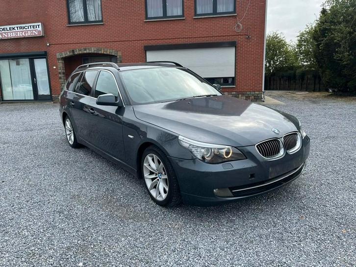 Te koop bmw e61 520d van 2010 met 364.xxxkm start en rijd, Autos, BMW, Particulier, Série 5, ABS, Airbags, Air conditionné, Alarme