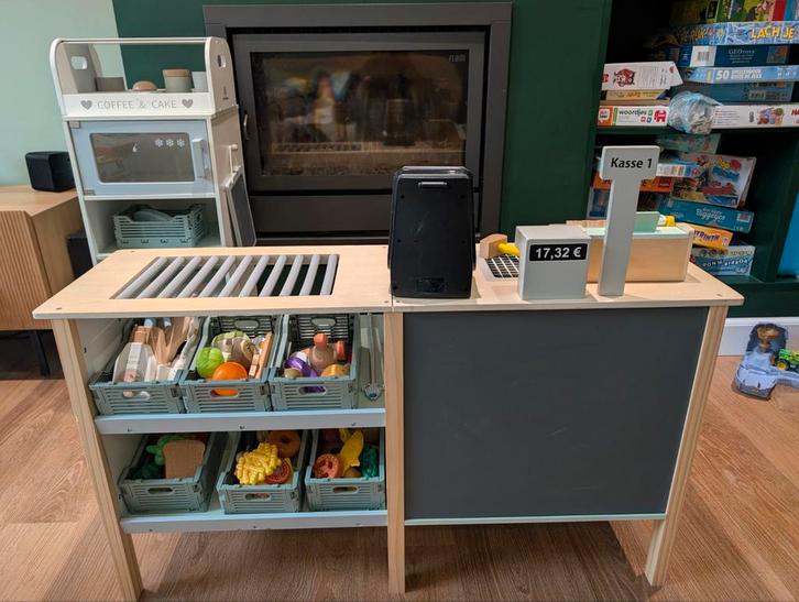 Speelgoedwinkeltje + accessoires merk Musterkind., Enfants & Bébés, Jouets | Jouets de bébé, Enlèvement