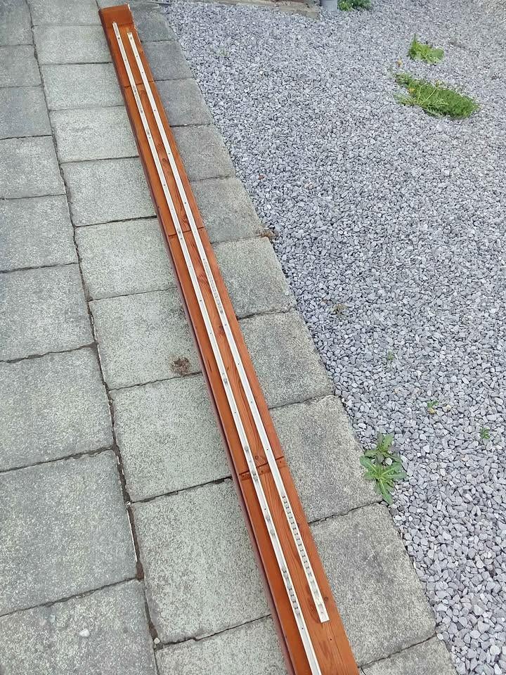 Rail de Tenture GRATUIT, Ophalen, Gebruikt, Bruin