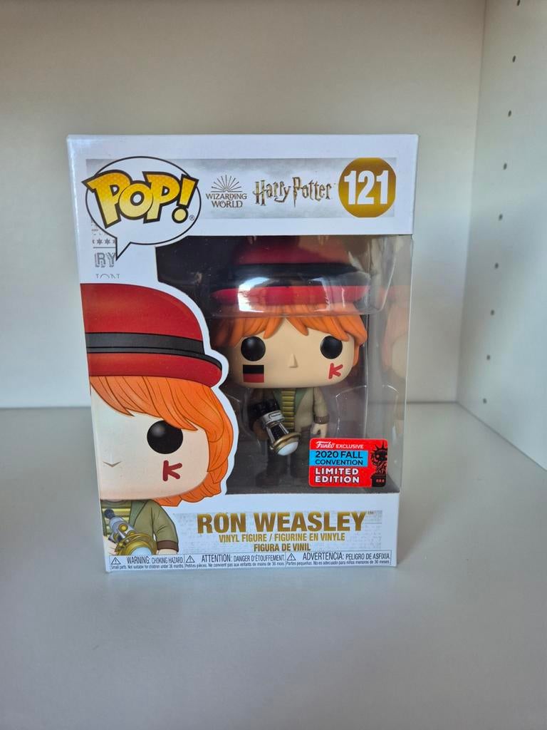 Funko Pop 121 Ron Weasley 2020 Fall Convention, Collections, Jouets miniatures, Enlèvement ou Envoi