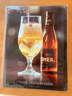 Omer: 2 metalen reclamebordjes en 1 hangbordje., Ophalen, Nieuw