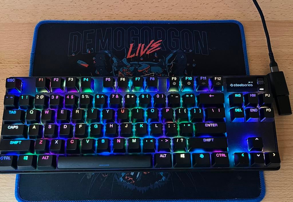 SteelSeries Clavier HyperMagnetic gaming Apex Pro TKL, Computers en Software, Toetsenborden, Zo goed als nieuw, Ophalen