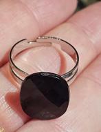 BAGUE EN ARGENT PIERRE NOIR, Bijoux, Sacs & Beauté, Bagues, Neuf, Femme ou Homme, Avec pierre précieuse, Argent
