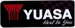 Logo autocollant Yuasa - 240x85mm - grand format, Motos