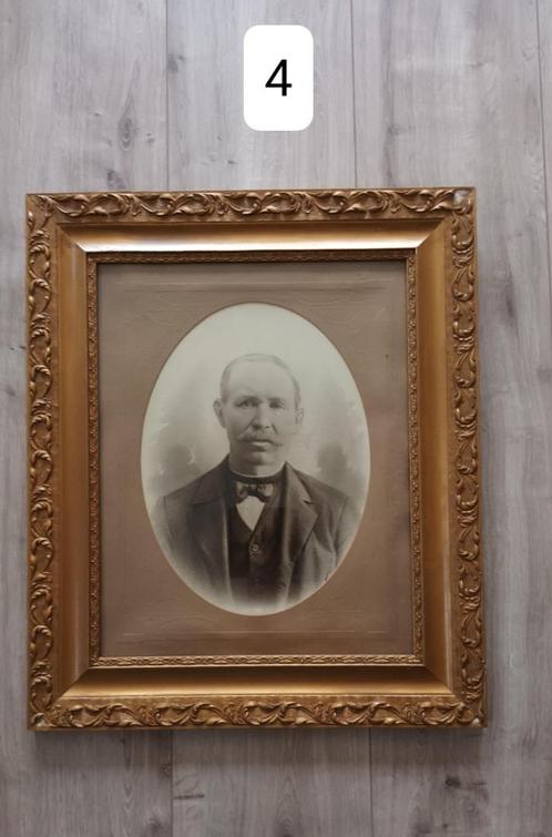 Portretfoto met kader, Antiek en Kunst, Curiosa en Brocante, Ophalen