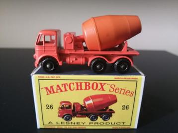 Lesney Matchbox #26 Foden Cement Mixer in doosje  beschikbaar voor biedingen