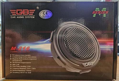 GB AUDIO high-power tweeter 120watt 50mm, Auto diversen, Autospeakers
