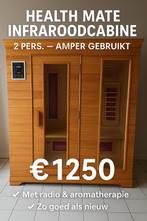 Health Mate infraroodcabine – 2 pers. – €1250, Sports & Fitness, Sauna, Enlèvement, Comme neuf
