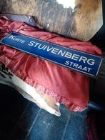 Mooie retro emaile bord met straatnaam., Ophalen