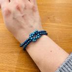 Armband met parelstrik, Overige materialen, Blauw, Nieuw, Ophalen of Verzenden