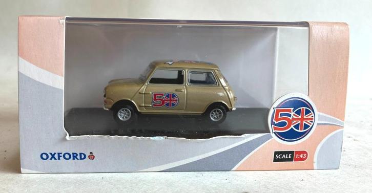 Mini 50 th Anniversary OXFORD., Hobby en Vrije tijd, Modelauto's | 1:43, Zo goed als nieuw, Auto, Overige merken, Ophalen of Verzenden